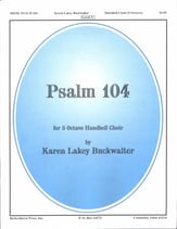 Psalm 104 Handbell sheet music cover
